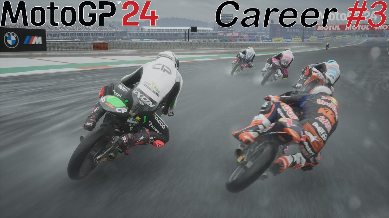 MotoGP 24 | Career Pt 3: Rain Interrupts The Race!!!