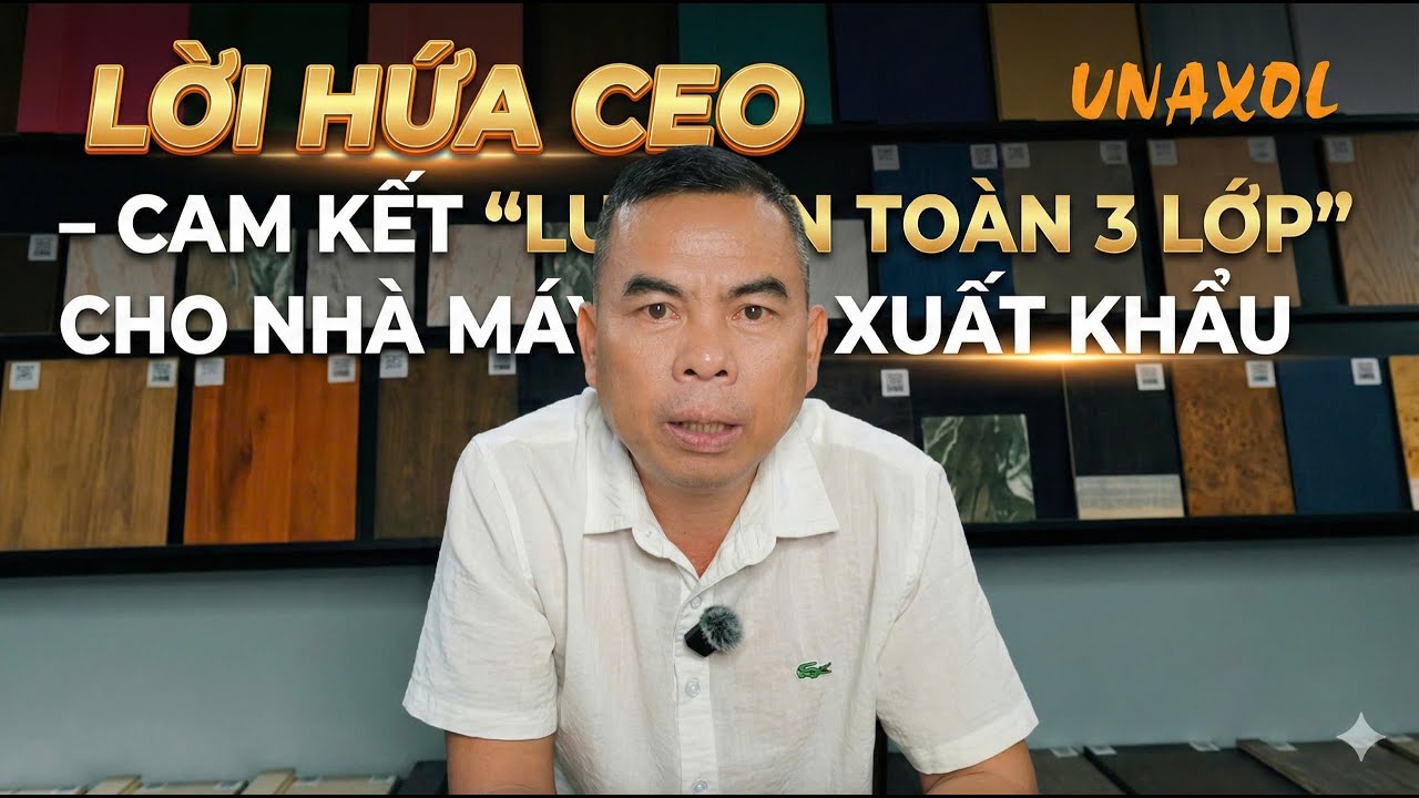 Lời Hứa CEO UNAXOL: Lưới An Toàn 3 Lớp Cho Nhà Máy Chuyển Sang Sơn Gốc Nước