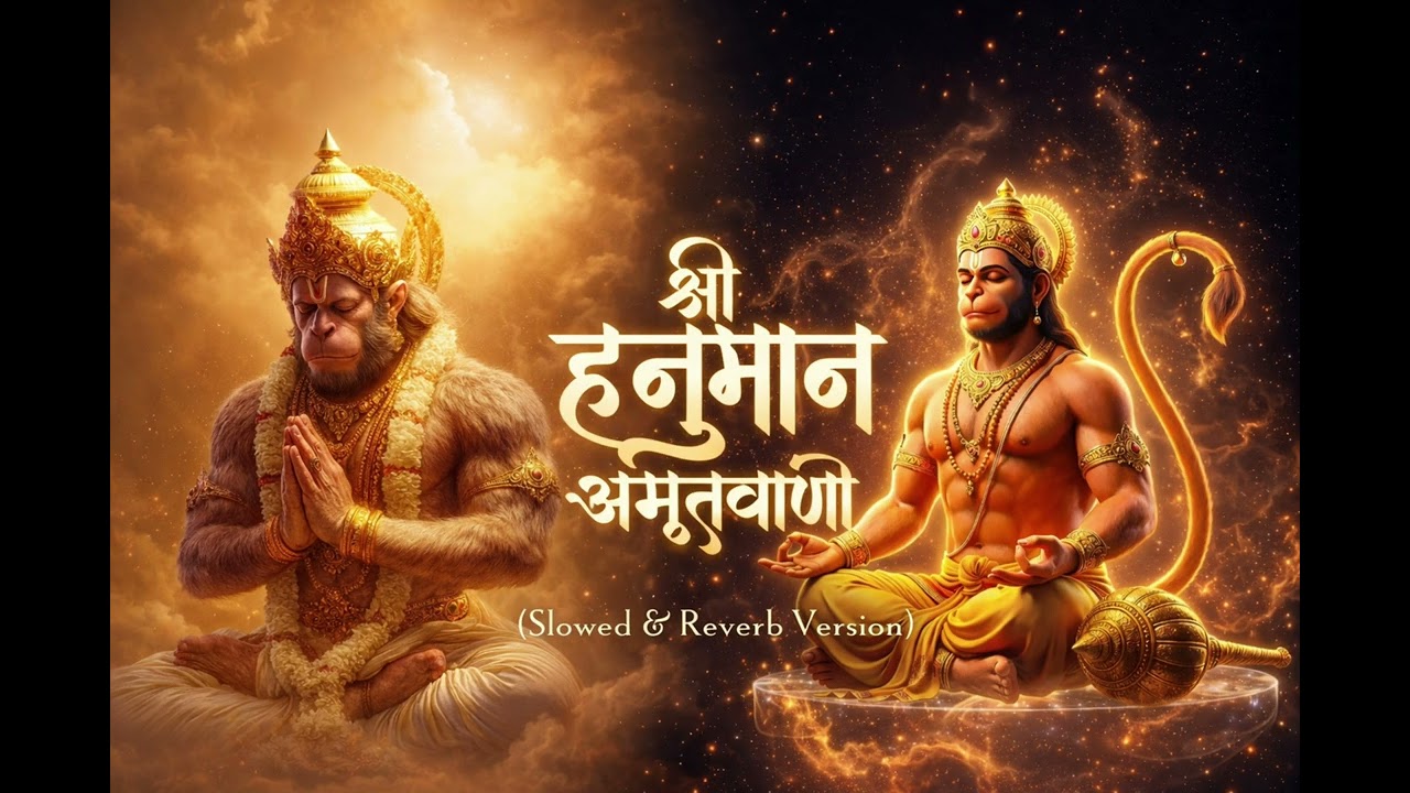 Shri Hanuman Amritwani [Slowed and reverb version] Best of Lofi version#trending #hanuman#viralvideo