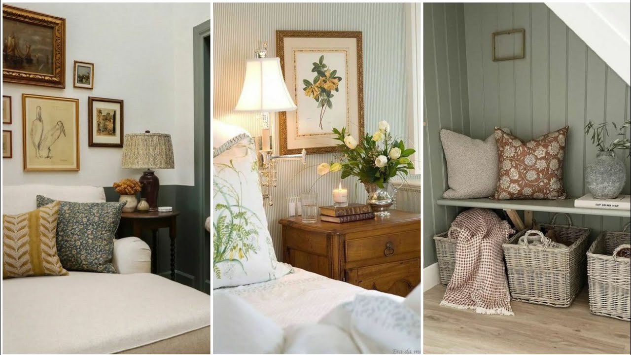 Cottage feel simple home decoration ideas. Cozy home interior decoration ideas.