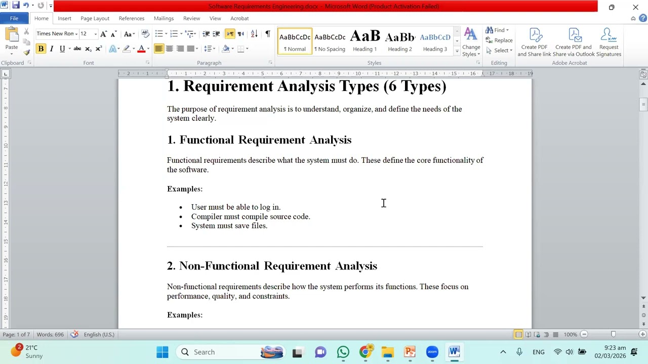 Week 6 Software Requirement Lect 1