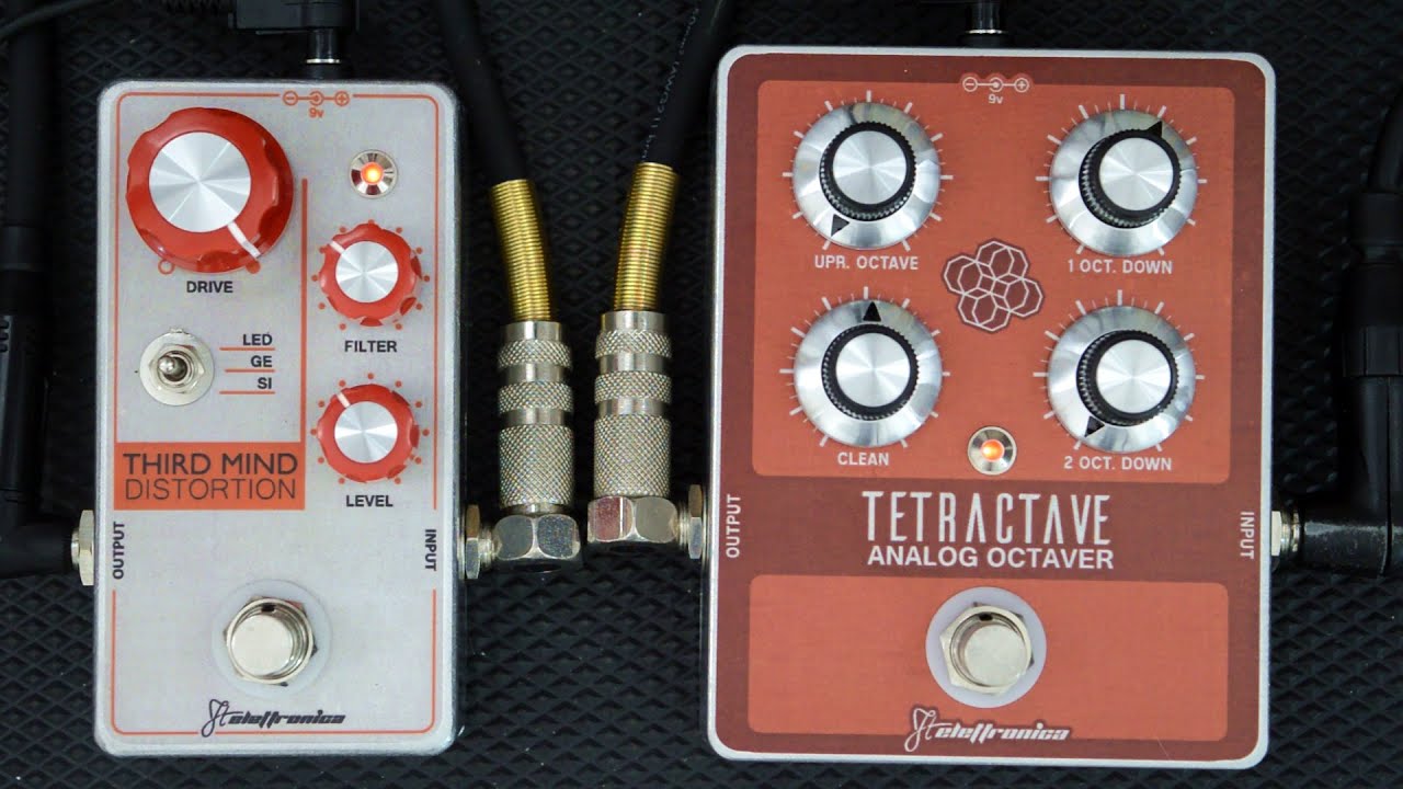 Third Mind Distortion plus Tetractave analog octaver