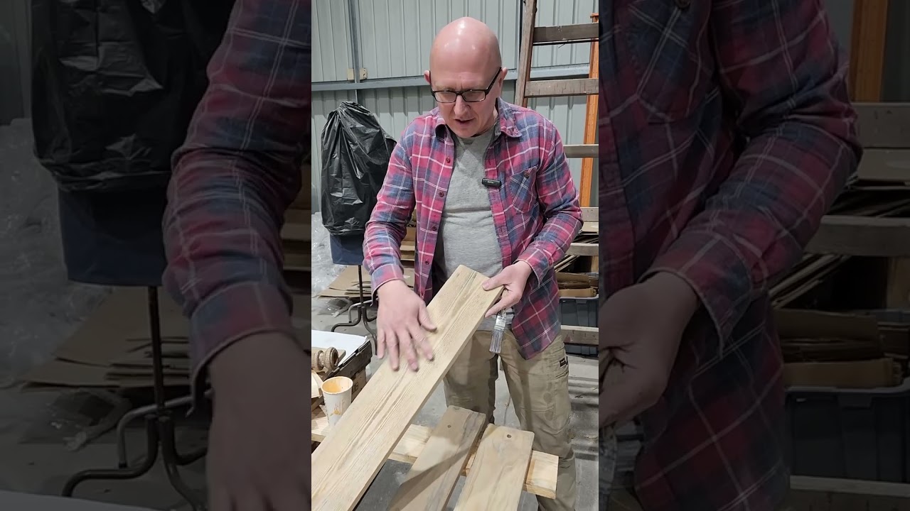 Making Cheap Pine Look Like Aged Oak