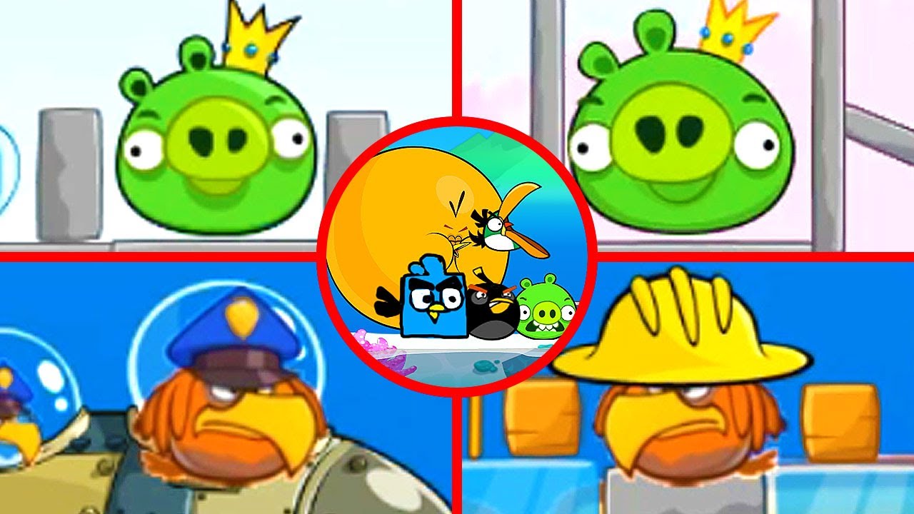Angry Birds Time Traveling Mayhem - All Bosses (Boss Fight) 1080P 60 FPS