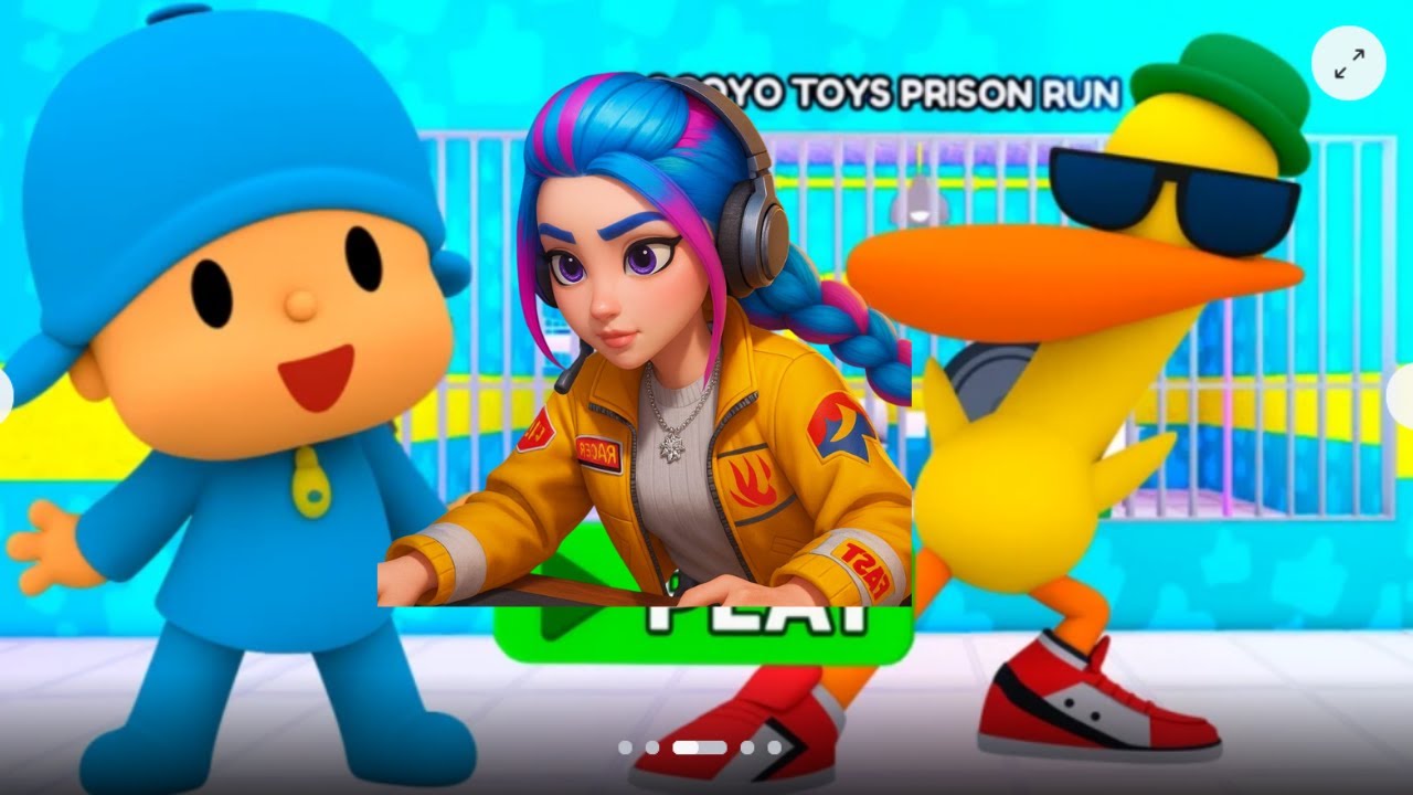 POCOYO TOYS PRISON RUN! FULL GAMEPLAY #roblox #obby