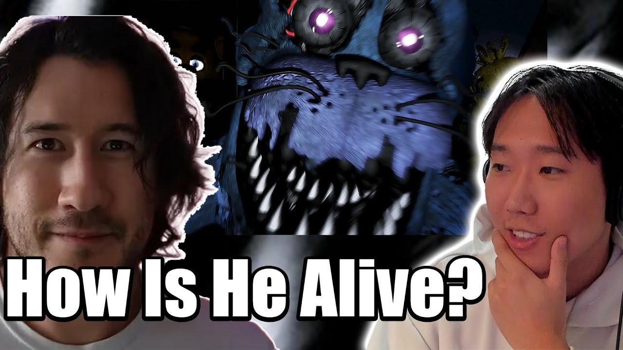 Fnaf Noob Reacts To Markiplier Playing EVERY Fnaf Game