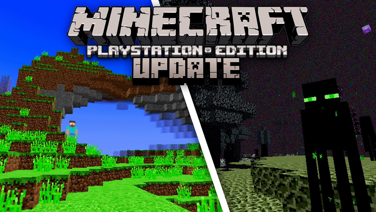 Minecraft PS1 Edition Just Got A HUGE Update