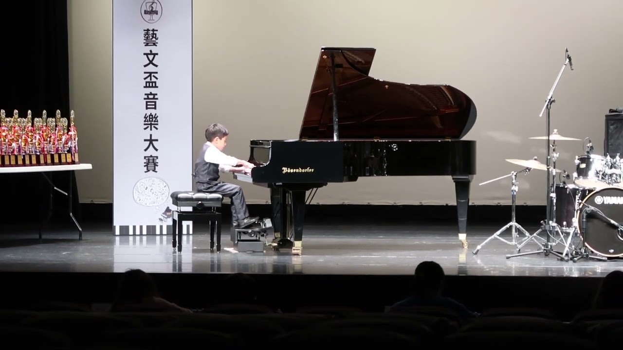 《2025桃園藝文盃鋼琴比賽一年級組第一名林昀佑》指導老師游慧君大游老師