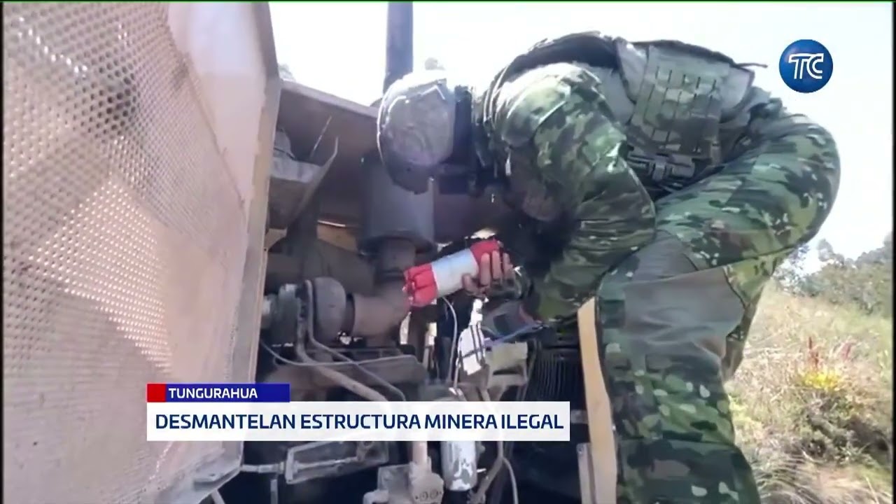 Destruyen campo minería ilegal