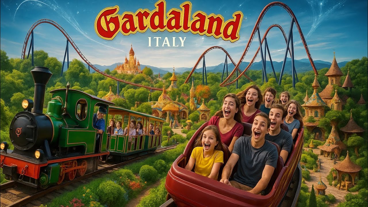 *NEW* SUMMER GARDALAND: (2025) 4K TOUR GARDALAND ITALY (VERONA) GARDALAND VLOG