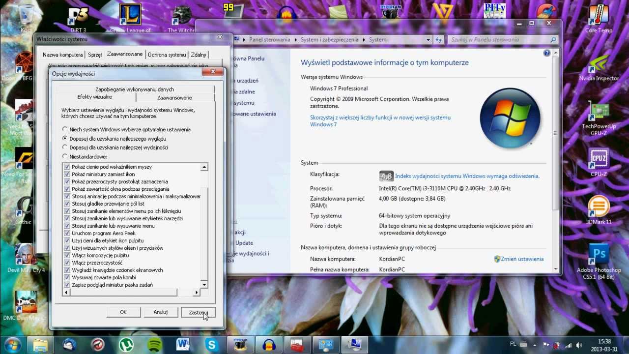 Jak przyśpieszyć Windows 7