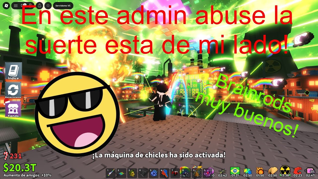 En este admin abuse la suerte me sonrió! 😀👍👍