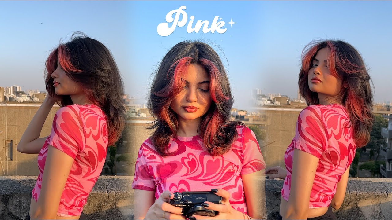 I Coloured My Hair Pink 💕 | Streax Ultralights |  Under 400 | ♡