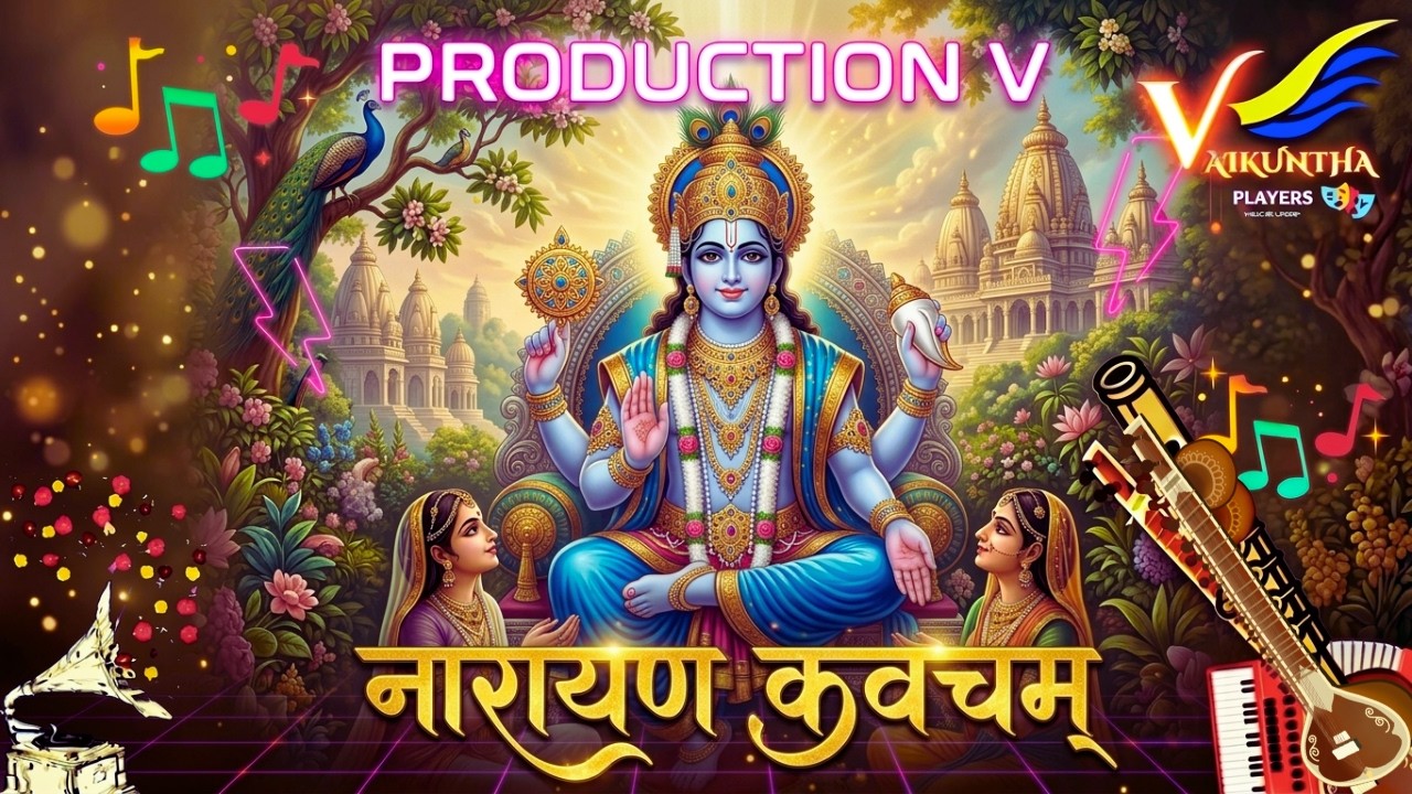 नारायण कवचम् | Narayan Kavacham | Production V – Krishna Bhajans,  Mantra, Divine Bhakti Music