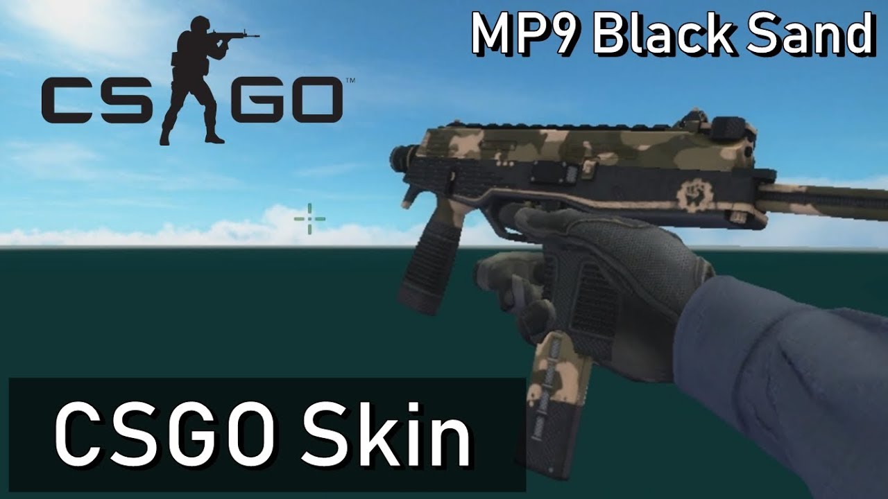 MP9 Black Sand / Areia preta CSGO SKIN (Factory New)