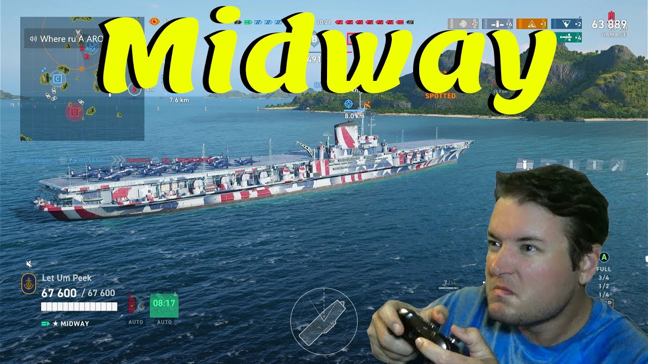 Sneak Peek at USS MIdway! (World of Warships Legends)