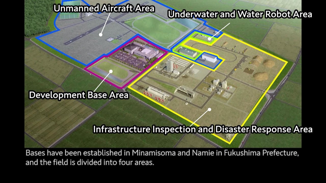 Fukushima Robot Test Field（English）(A base for the development and demonstration of field robots)