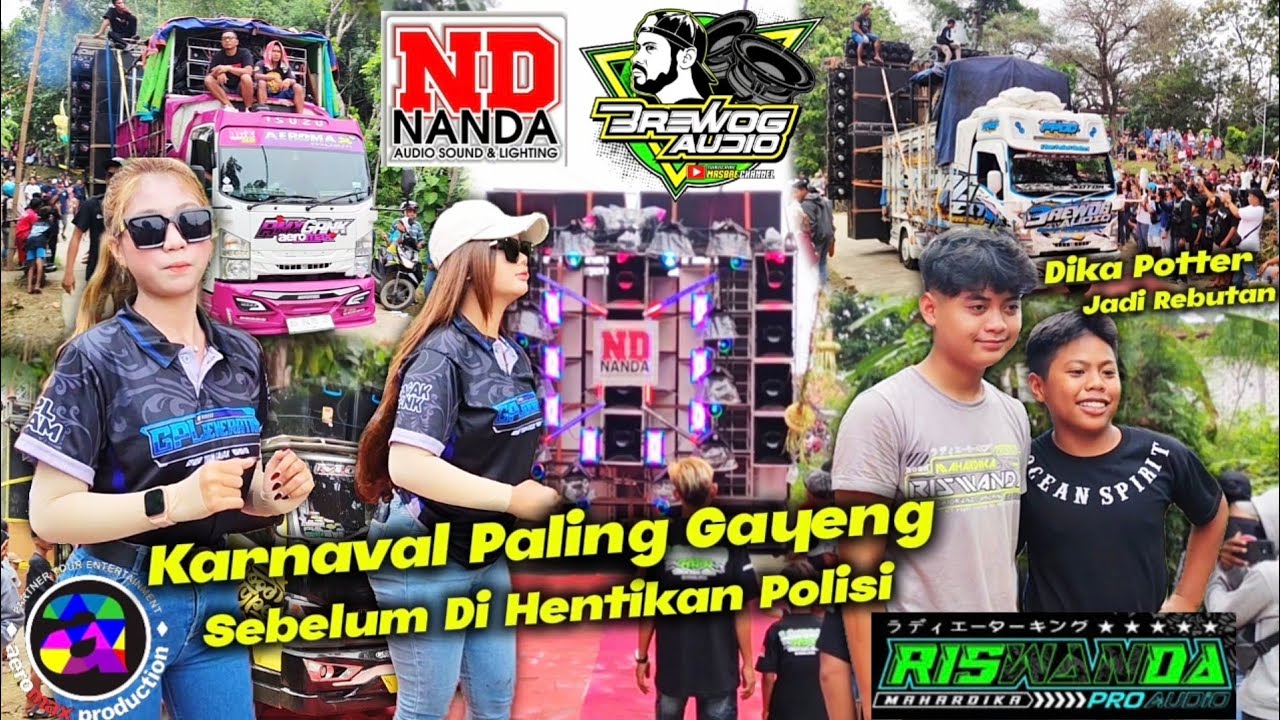 BREWOG RISWANDA NANDA & AEROMAX PALING GAYENG. SEBELUM DI HENTIKAN PAKSA PAK POLISI.
