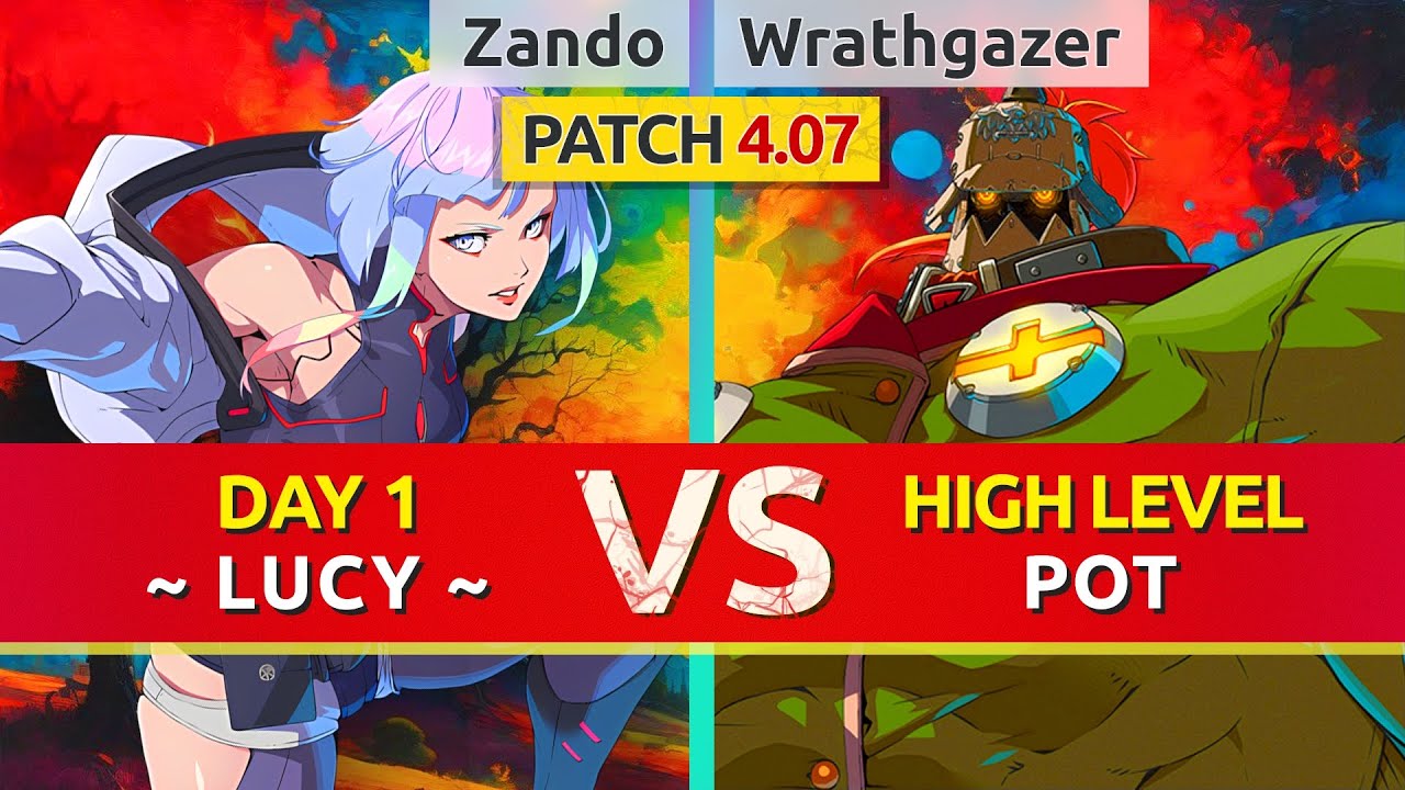 GGST ▰ Zando (Day 1 Lucy) vs Wrathgazer (Potemkin). High Level Gameplay