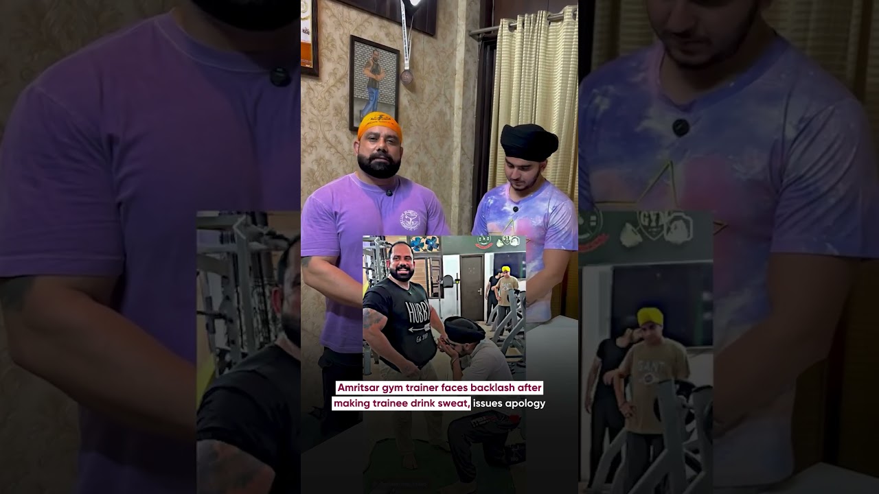 Amritsar gym trainer faces backlash after making trainee drink sweat, issues apology