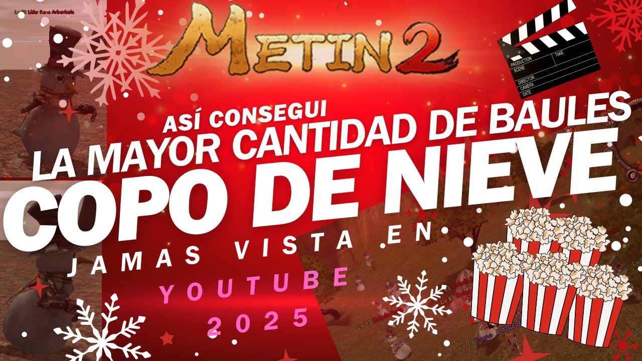 METIN2 █ LA MAYOR DROPEADA DE BAULES COPO NIEVE JAMAS VISTA EN YOUTUBE█ ENERO 2025