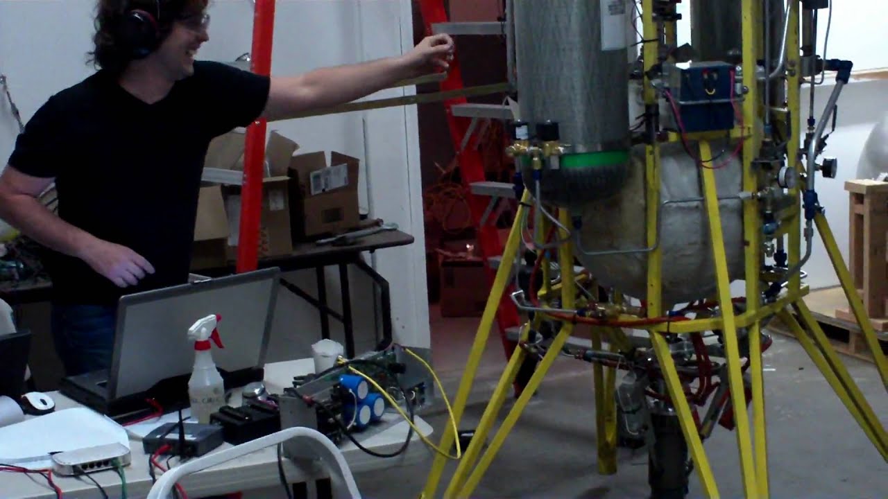 Masten Space first RCS test