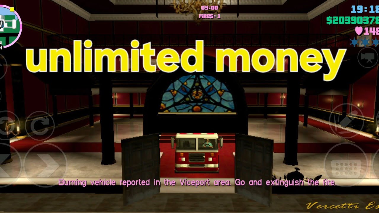 GTA Vice City | Unlimited Money Method + Firefighter Mission Level 12 🔥💰 #shorts #gta #gtavicecity