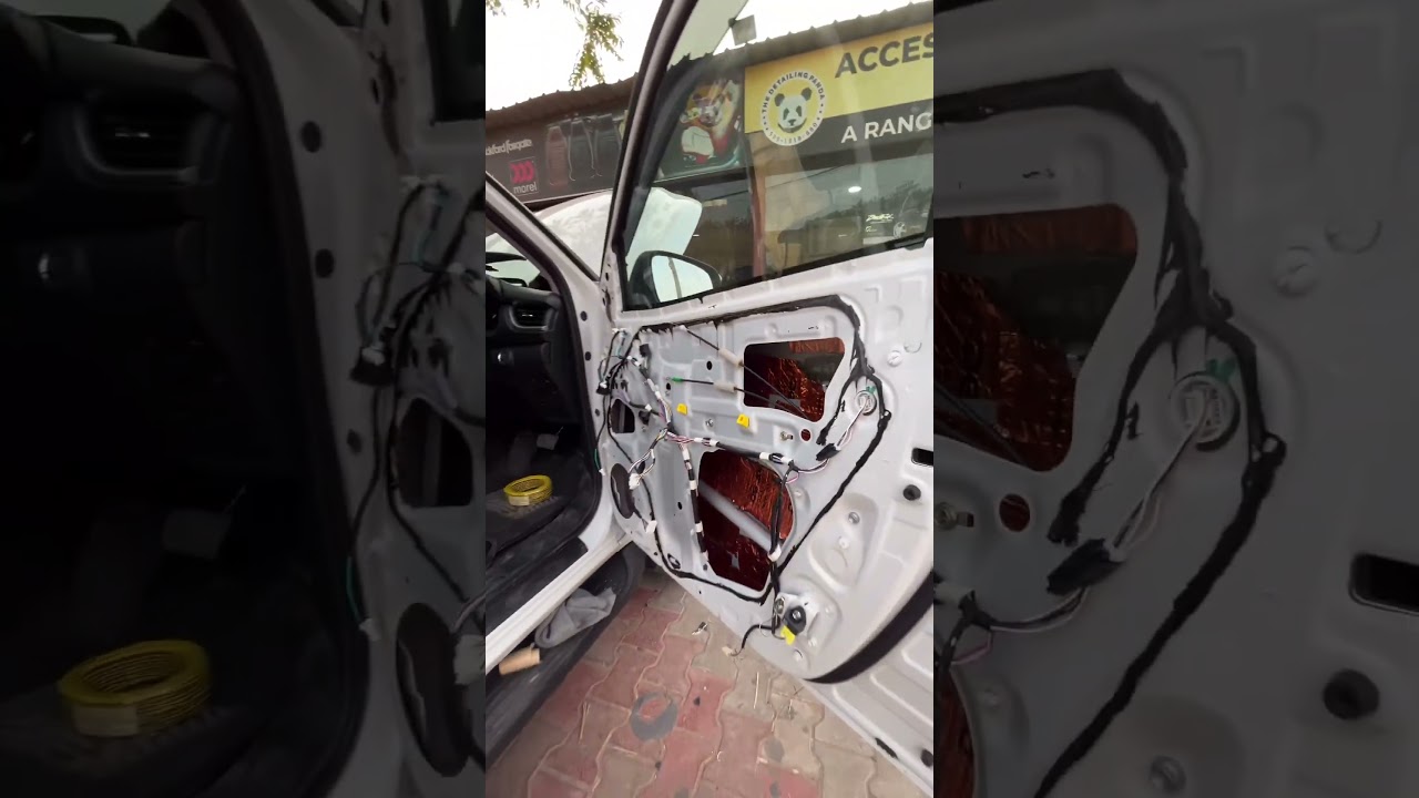 LOUD MUSIC SYSTEM INSTALLED IN FORTUNER | #fortuner #legender #thedetailingpanda
