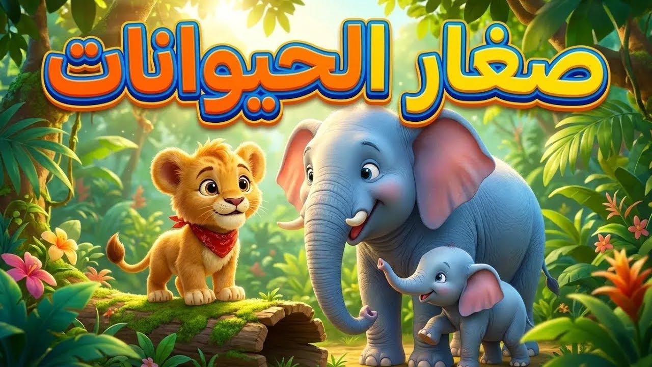 🔴 Live  الأسد ليو وصغار الحيوانات 🦁 تعلم أسماء صغار الحيوانات بالعربية