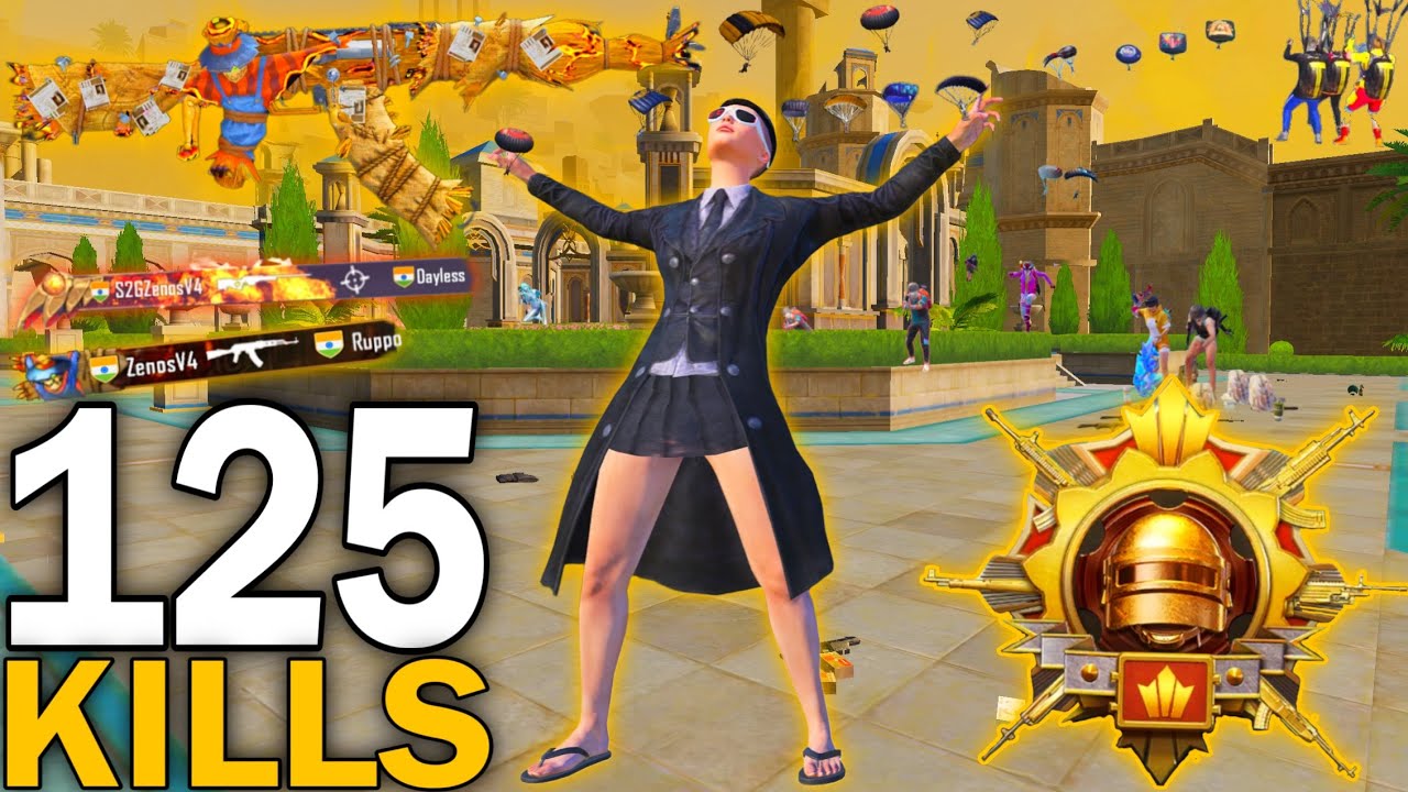 125 KILLS!😈BEST LANDING in NEW MODE 🔥GOLDEN DYNASTY PUBG MOBILE