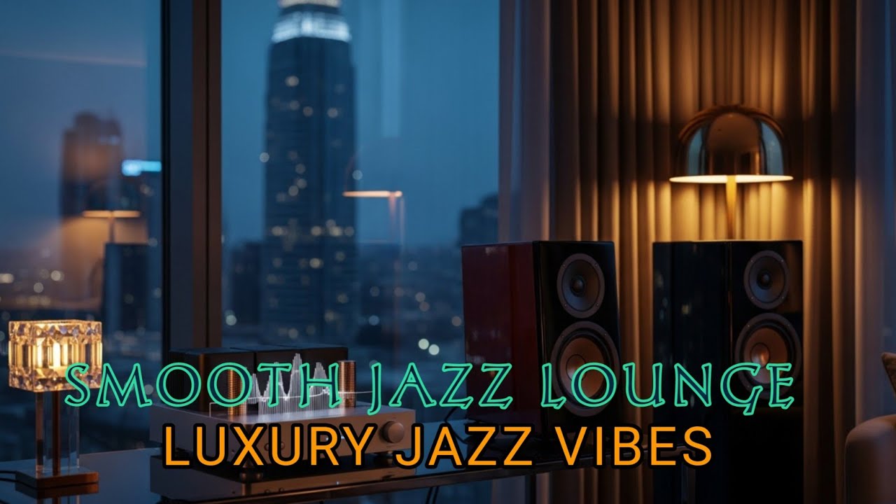 Smooth Jazz Lounge Music 🌙 Billion Views Jazz | Luxury Cafe, Relax, Work & Chill
