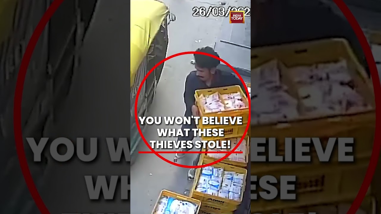 VIRAL VIDEO | Unusual Theft Case in Delhi, Police Arrest Two #viral #delhinews #delhi #theftvideo