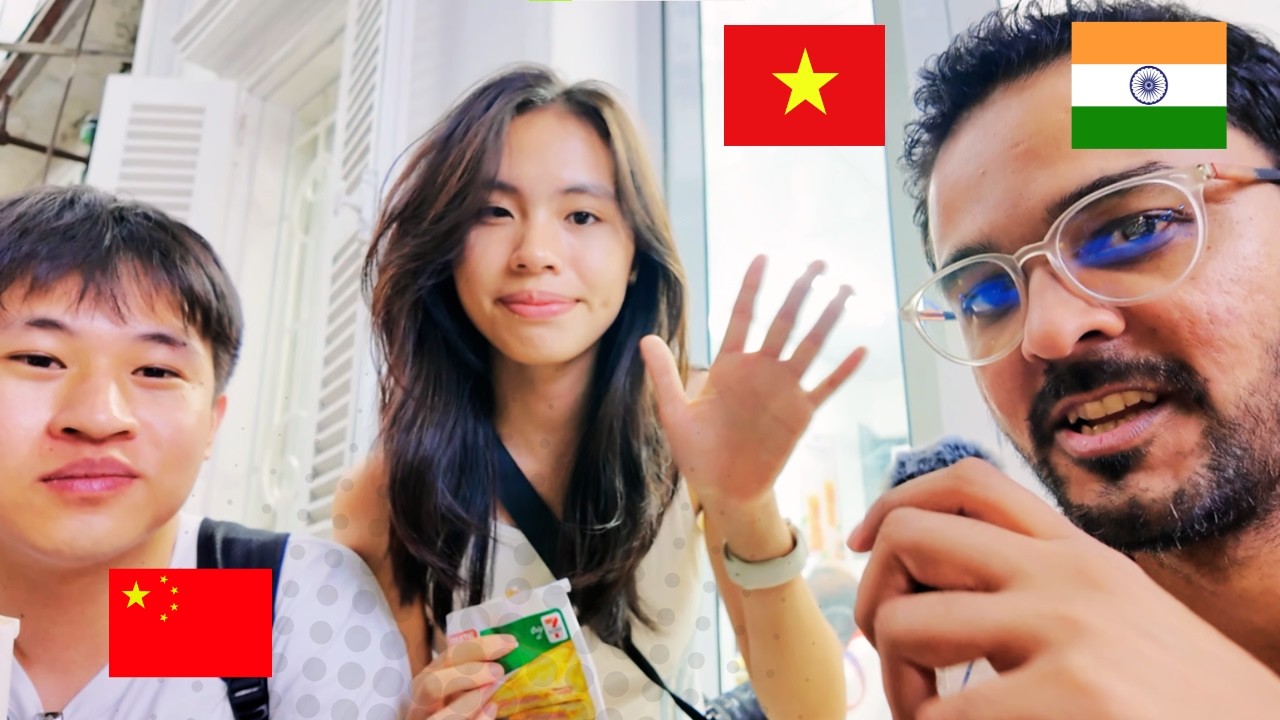 I met a Chinese Girl and Boy in Vietnam and this happened #food #asia #happy 