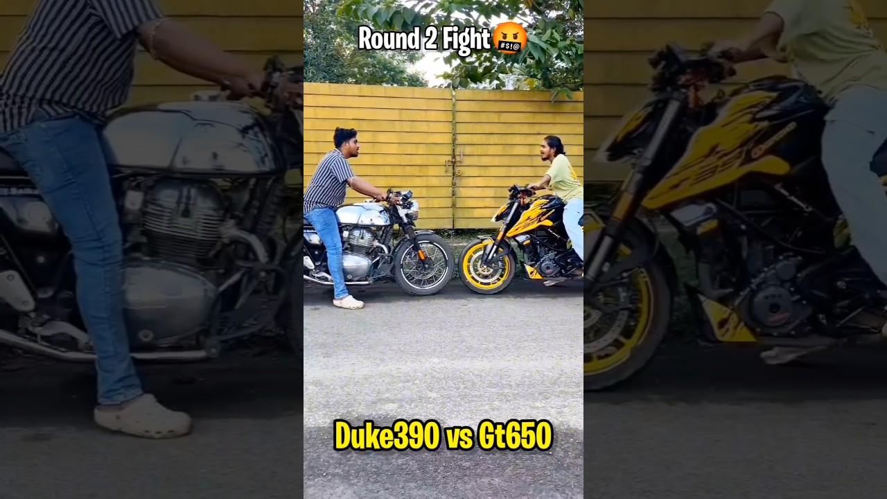 Duke390 VS Gt650 💥