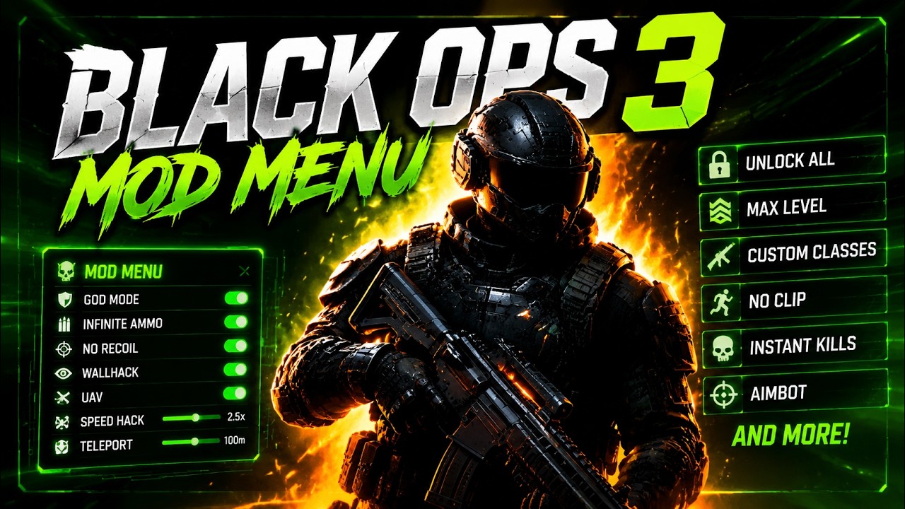 BO3 Mod Menu | Bo3 Zombies Mod Menu 2026 That Actually Works &ndash; PC/Steam (Anti-Cheat Bypass)