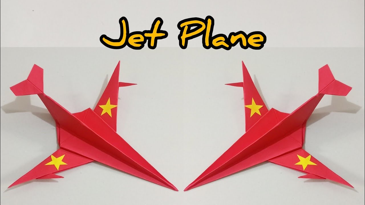 Membuat mainan pesawat jet | pesawat jet tempur 