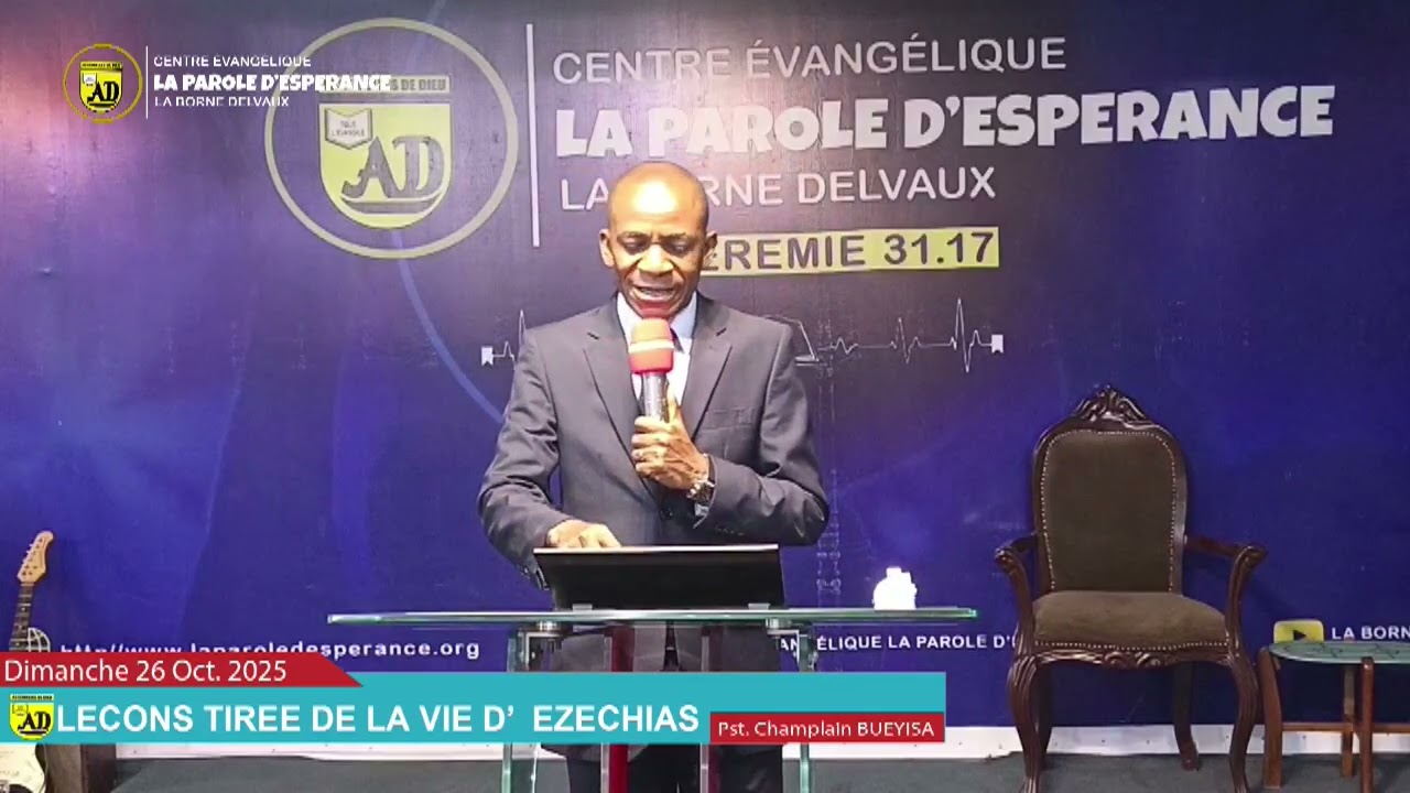 LEÇONS TIREE DE LA VIE D'EZECHIAS