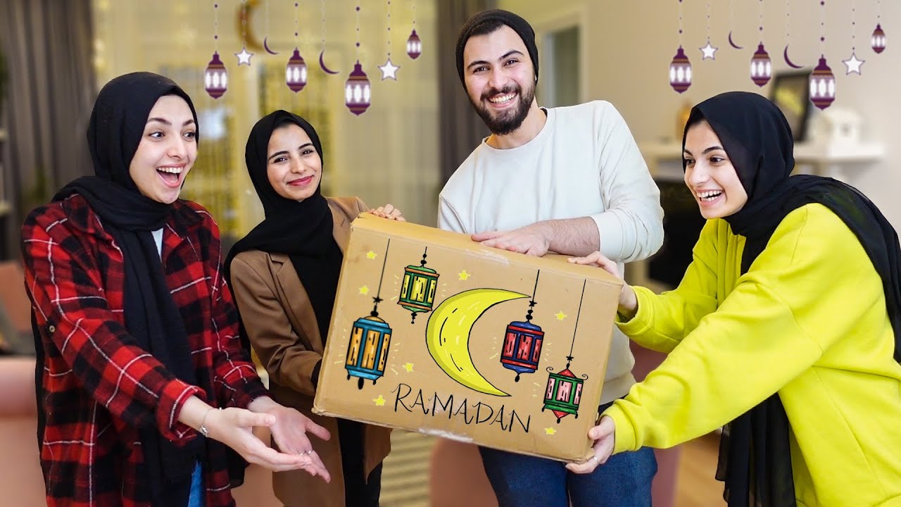 مقلب هدايا رمضان🌙 في هيا ومرام انصدمت من ردة فعلهم😱
