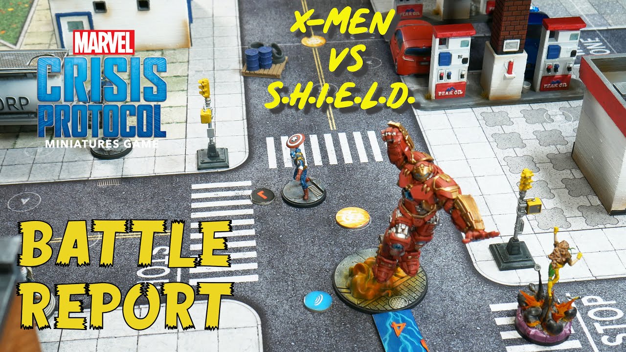 Marvel Crisis Protocol Battle Report # 2 X-Men vs S.H.I.E.L.D.