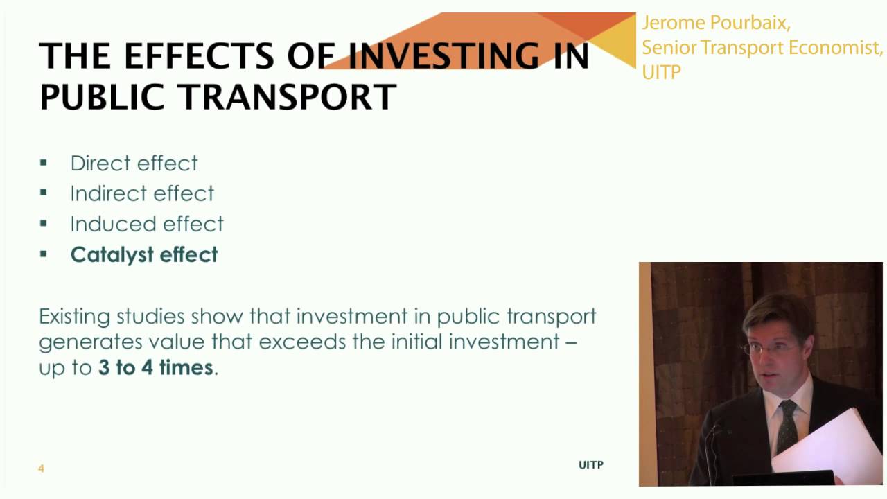 J&eacute;r&ocirc;me Pourbaix, UITP: accessibility impacts and development potential