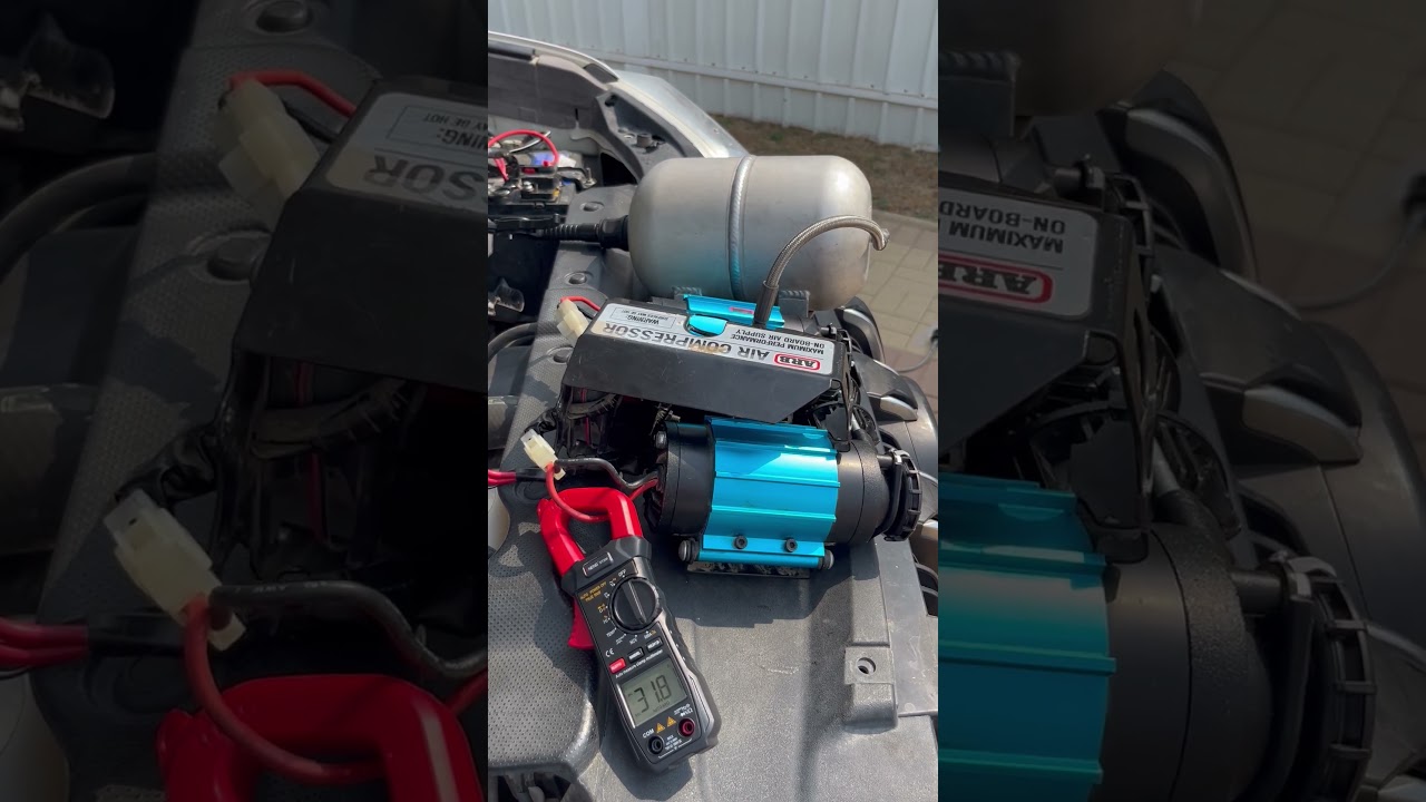 ARB dual air compressor current overdraft #automobile #mechanic #aircompressor