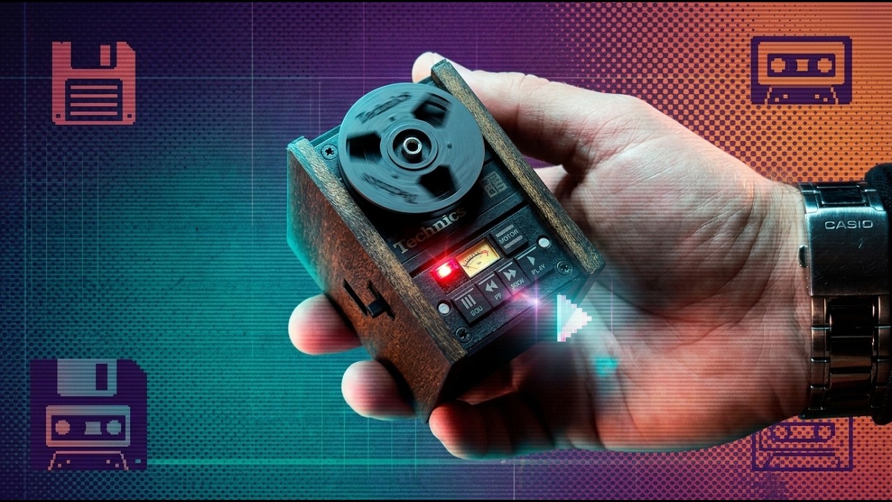 DIY Mini Music Player 2026: Technics Reel Style - Мини Плеер