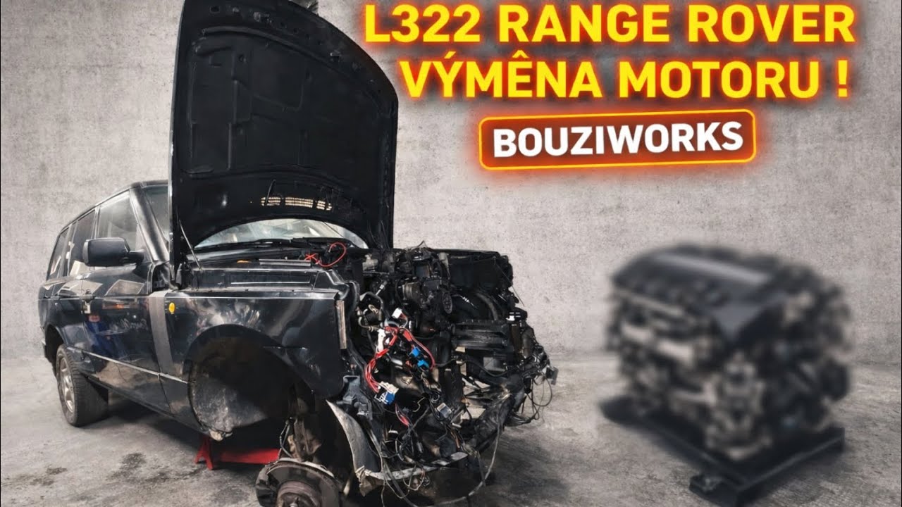 Výměna motoru za víkend?! Range Rover L322 na hraně – pojede vůbec?