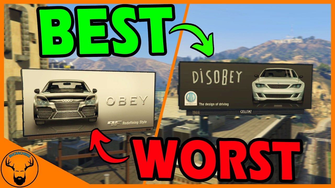 Я оценил 550+ рекламных щитов GTA 5 от ХУДШИХ до ЛУЧШИХ!