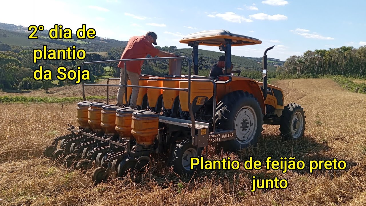 PLANTIO DA SOJA + FEIJÃO (Part. 2)