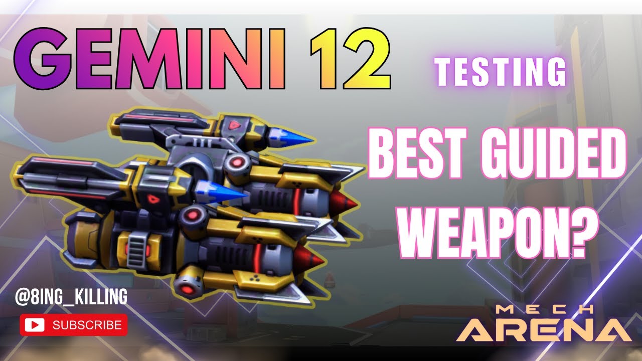 Gemini 12 Review &ndash; Is It the Best Guided Weapon in Mech Arena? #gaming #mecharena #mr8