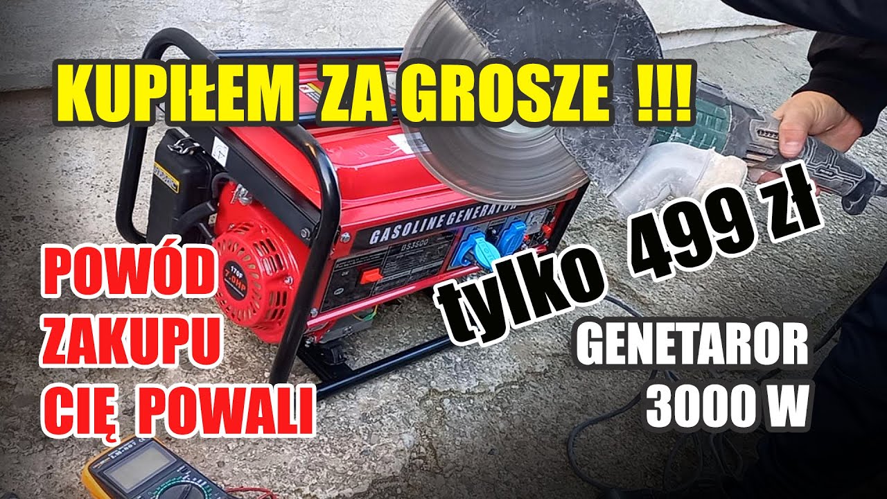 Agregat Prądotwórczy 3000W za GROSZE !!!