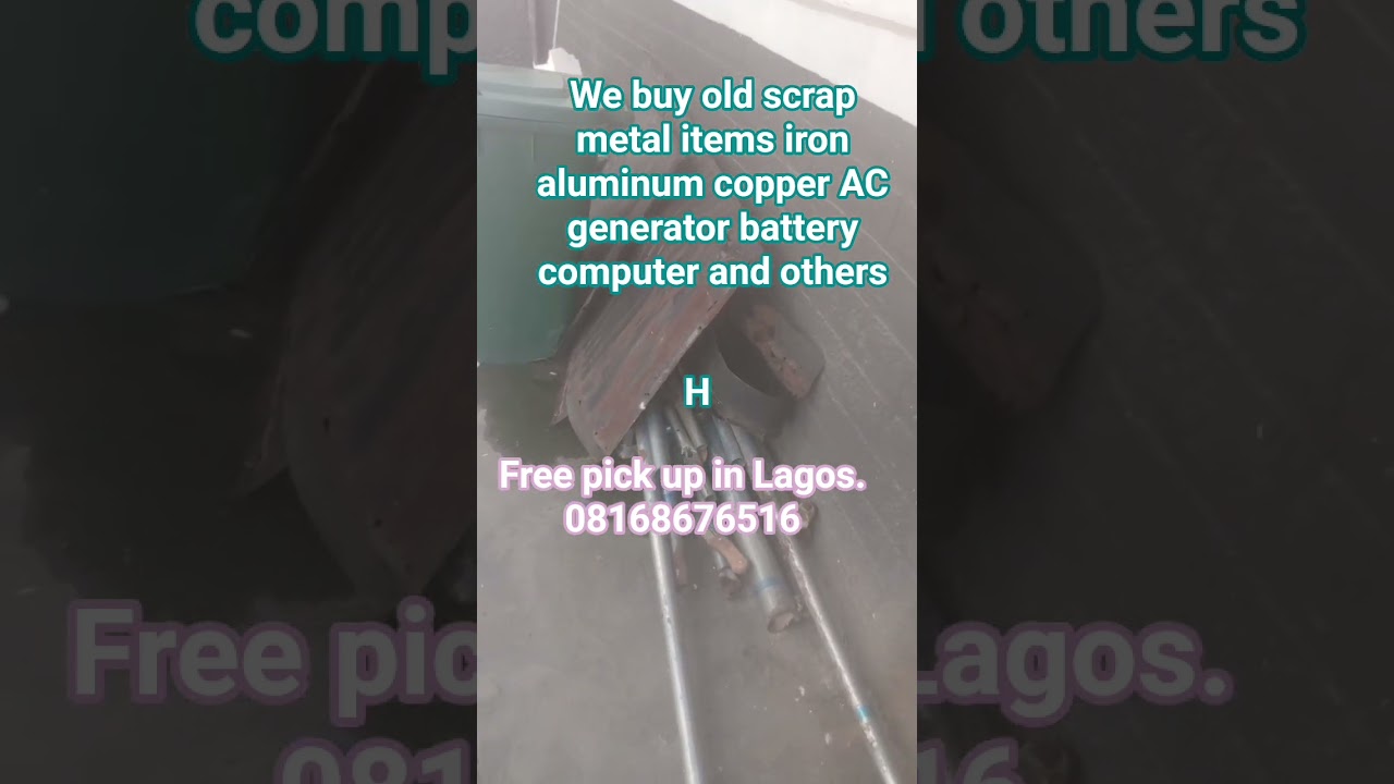 we buy all type of old or scrap items in lagos such like AC air conditioner, Generator,  battery