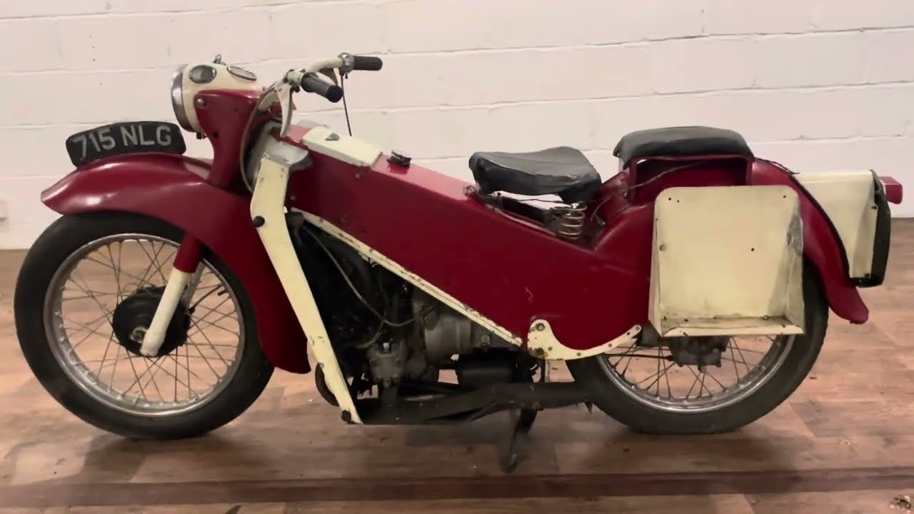 1960 Velocette LE200 Motorcycle Walk Round
