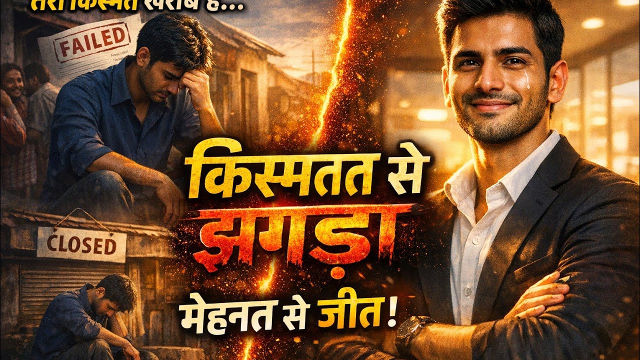 “किस्मत से झगड़ा – एक लड़के ने नसीब को कैसे बदल दिया!” motivational story 